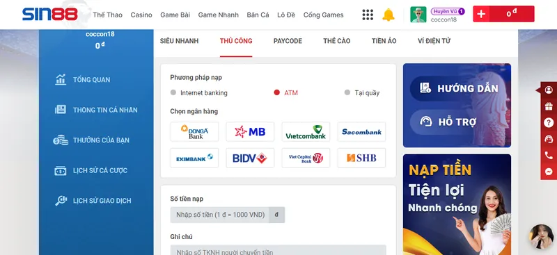 Hướng Dẫn Cách Rút Tiền Sin88 Nhanh Chóng 2 Kiểm tra tất cả các thông tin và liên hệ với đội ngũ CSKH nếu gặp sự cố